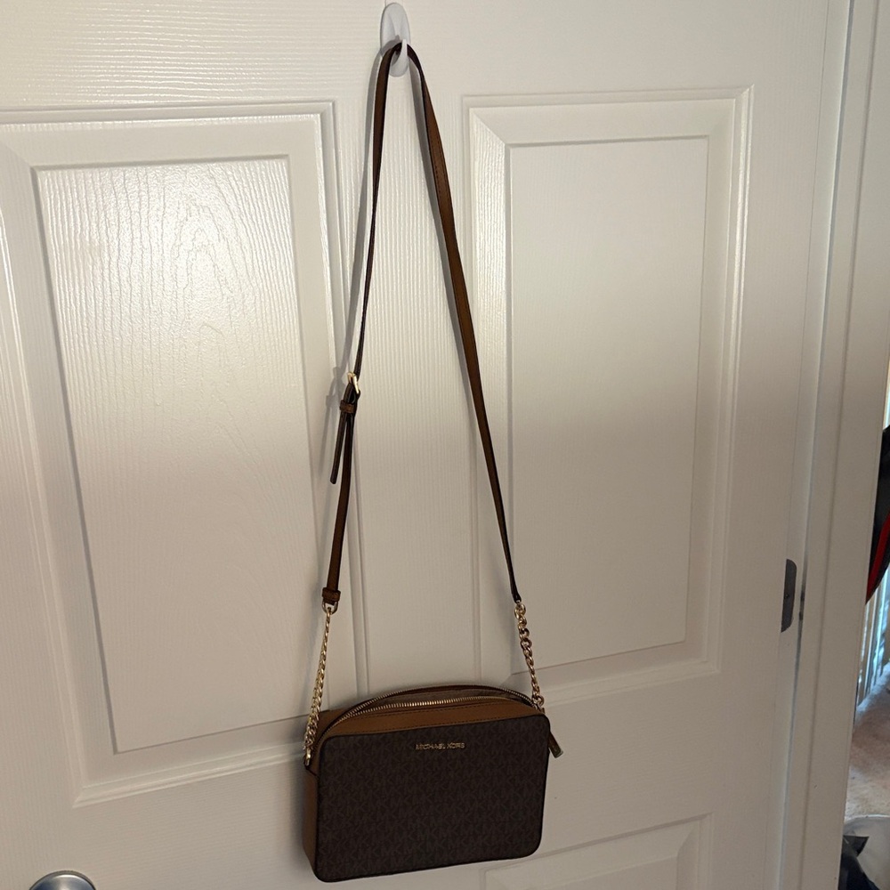 Michael Kors Dark Brown Crossbody Bag